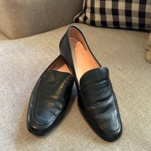 J.Crew Black Leather Loafers